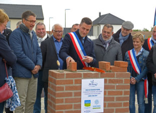 Pose de Première Pierre à Billy-Berclau