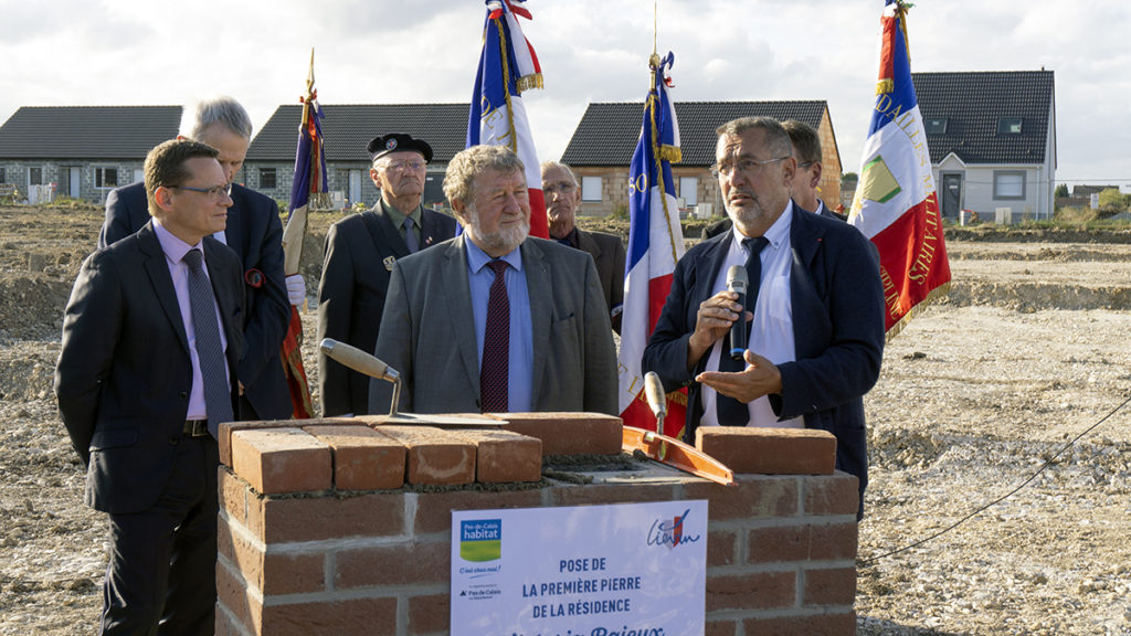 PasdeCalais habitat Liévin Pose de 1re Pierre de la résidence Victoria Bajeux PasdeCalais habitat Liévin Pose de 1re Pierre de la résidence Victoria Bajeux