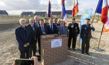 Liévin : Pose de 1re Pierre de la résidence Victoria Bajeux