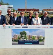 Outreau, pose de la première pierre de 29 logements du nouveau quartier Tour du renard