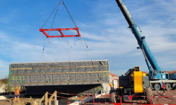 Construction Bois Hors Site : les premiers modules livrés à Frévent